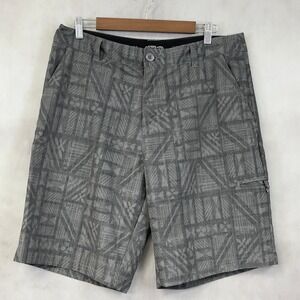 Crazy Shirts Board Shorts Mens 34 Utility Summer Coconut Polyester Beach Surf
